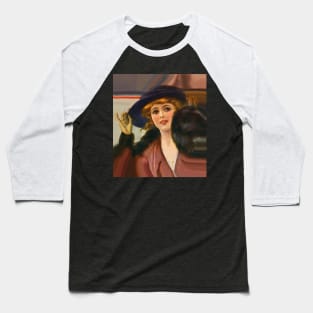 girl with stole and hat Baseball T-Shirt